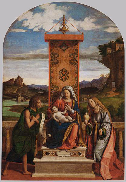 CIMA da Conegliano The Madonna and Child with Sts John the Baptist and Mary Magdalen
